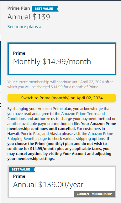 Discounted Amazon Prime