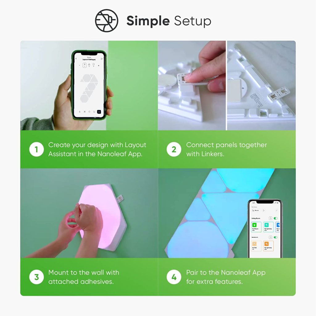 Nanoleaf Shapes Hexagon Smarter Kit